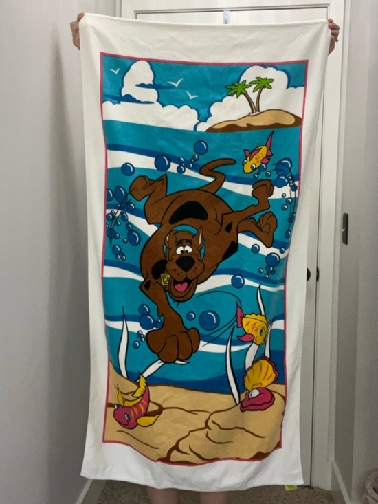 Other - Vintage 2002 Scooby-Doo Underwater Beach Towel Cartoon Network Karsten Brazil